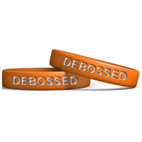 Debossed Wristbands  Promotionalbands