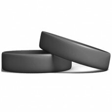 Silicone Wristband Mnaufcturer: Metal Grey color
