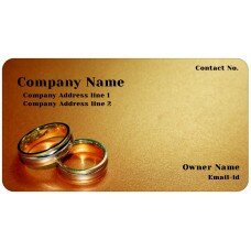 BUSINESS CARD GOLD RING